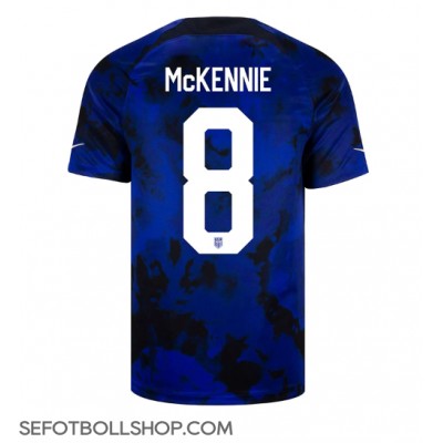 Billiga Förenta staterna Weston McKennie #8 Borta fotbollskläder VM 2022 Kortärmad